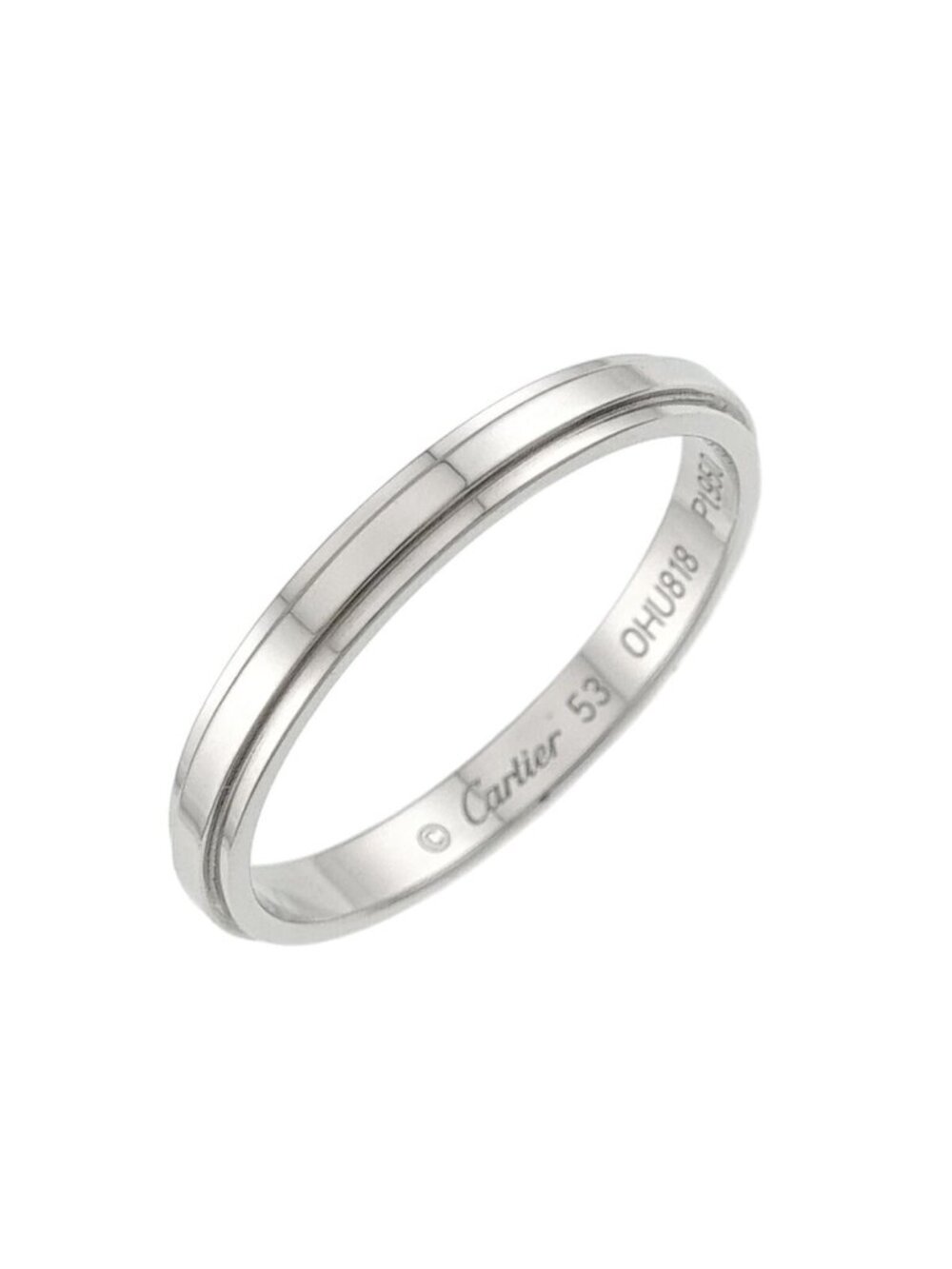 Cartier D'amour 53 Ring Platinum D Amour